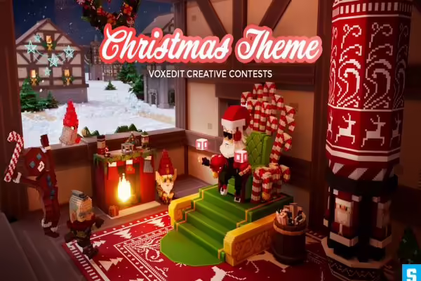 The Sandbox VoxEdit Christmas Contest Goes Live With 20K $SAND Prize Pool | PlayToEarn