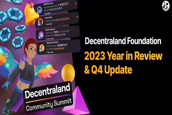 Decentraland Reveals Upcoming Updates & Events in 2023 Recap Report | PlayToEarn