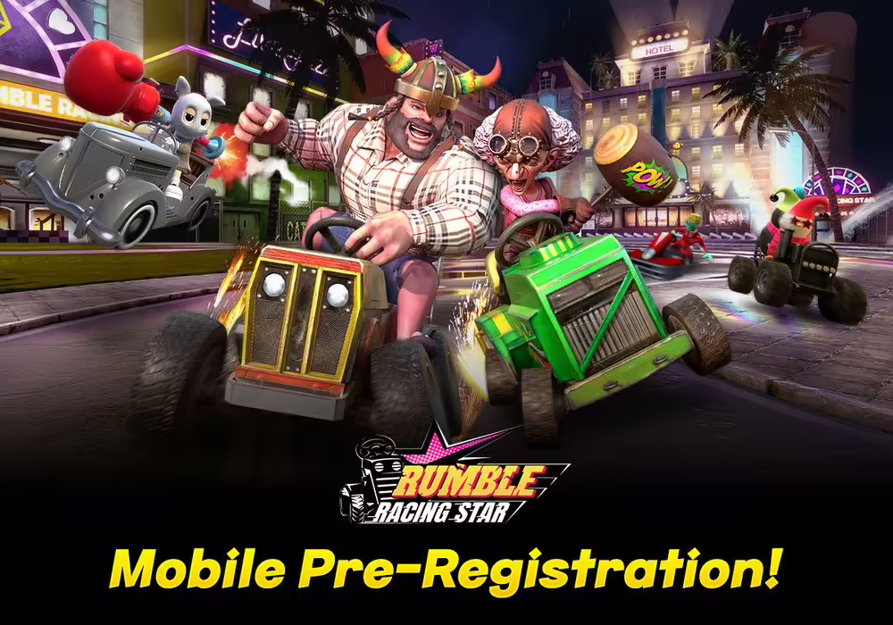 Rumble Racing Star Mobile Pre-Registration Is Live