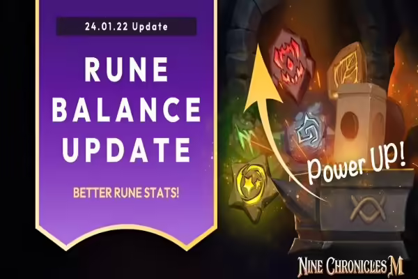 Nine Chronicles M Releases Balance Update for 5 Types of Runes | PlayToEarn