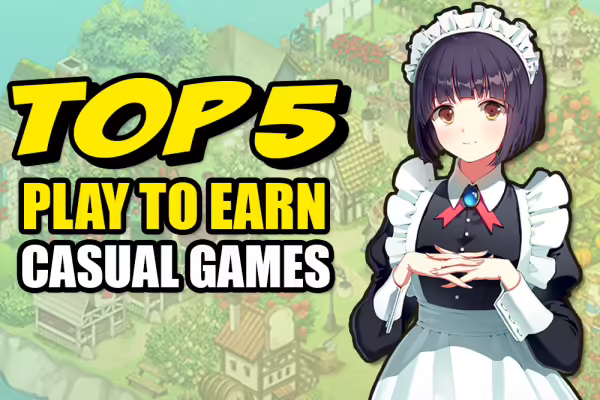 TOP 5 PLAY TO EARN Casual Games You Can Try Right Now! - January 2024 | PlayToEarn