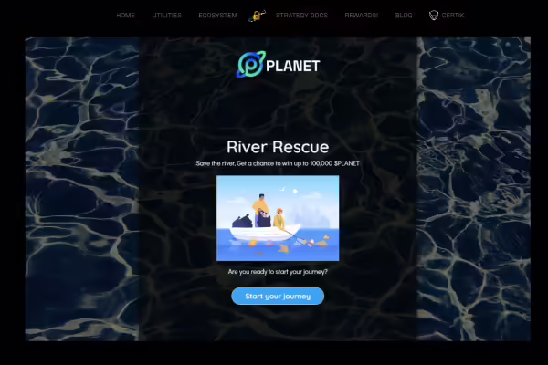 Planet ReFi Launches P2E Game River Rescue, Hits 400,000 Plays in No Time | PlayToEarn