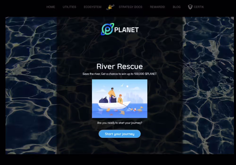 Planet ReFi Launches P2E Game River Rescue, Hits 400,000 Plays in No Time