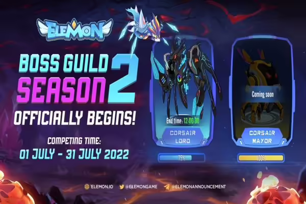 Elemon Boss Guild Season 2 is now live with up to $20k in prizes | PlayToEarn