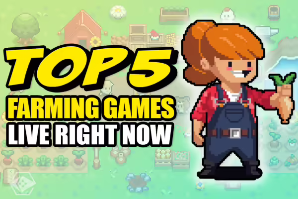 5 Play To Earn Farming Games Live Now! | PlayToEarn
