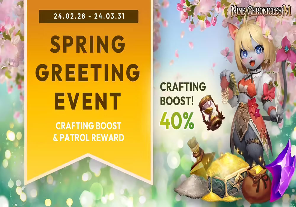 Nine Chronicles M Kicks Off Spring Greeting Event & Releases New Feature Update