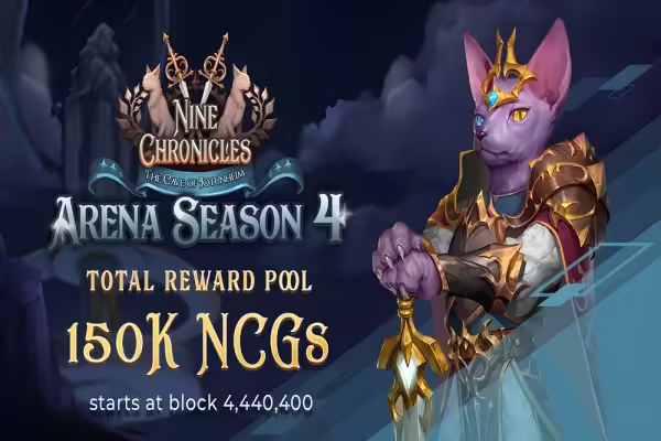 Nine Chronicles Chapter III Events and Arena Season 4 Rewards Pool revealed | PlayToEarn
