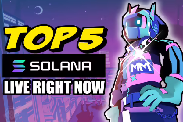 5 Play To Earn Games On Solana Live Now! | PlayToEarn