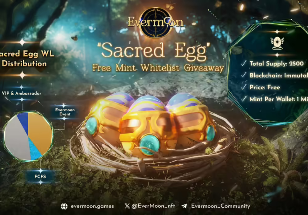 Evermoon Unveils "Sacred Egg" NFT Giveaway