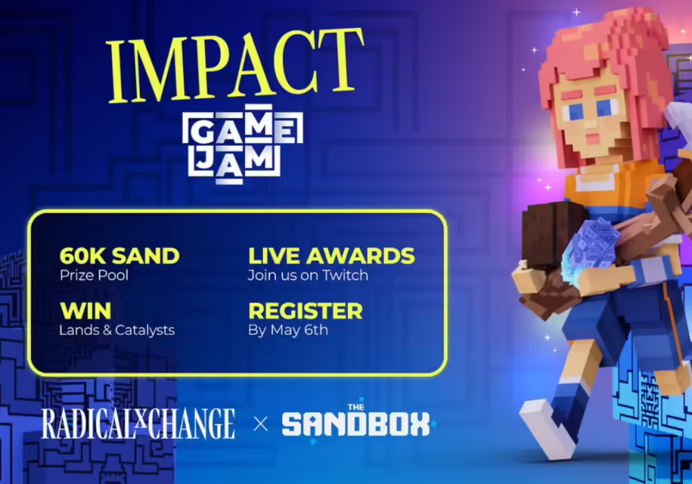 The Sandbox Launches the 'Impact Game Jam' with RadicalxChange