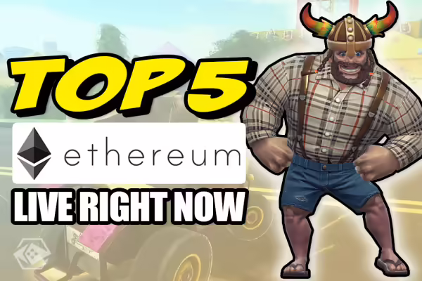 5 Crypto Games On Ethereum Live Now! | PlayToEarn