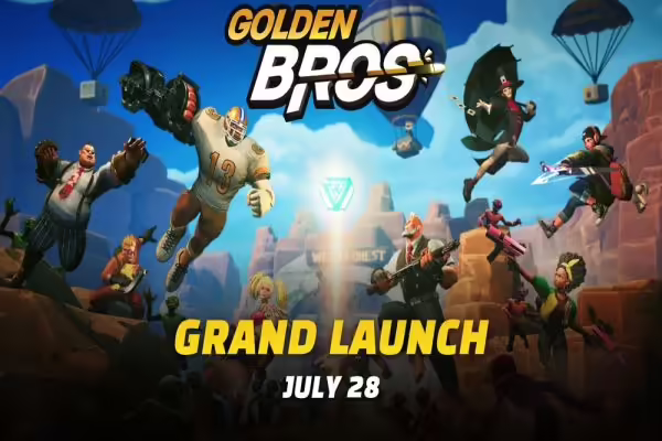 Play-to-earn battle royale Golden Bros launching on July 28 | PlayToEarn